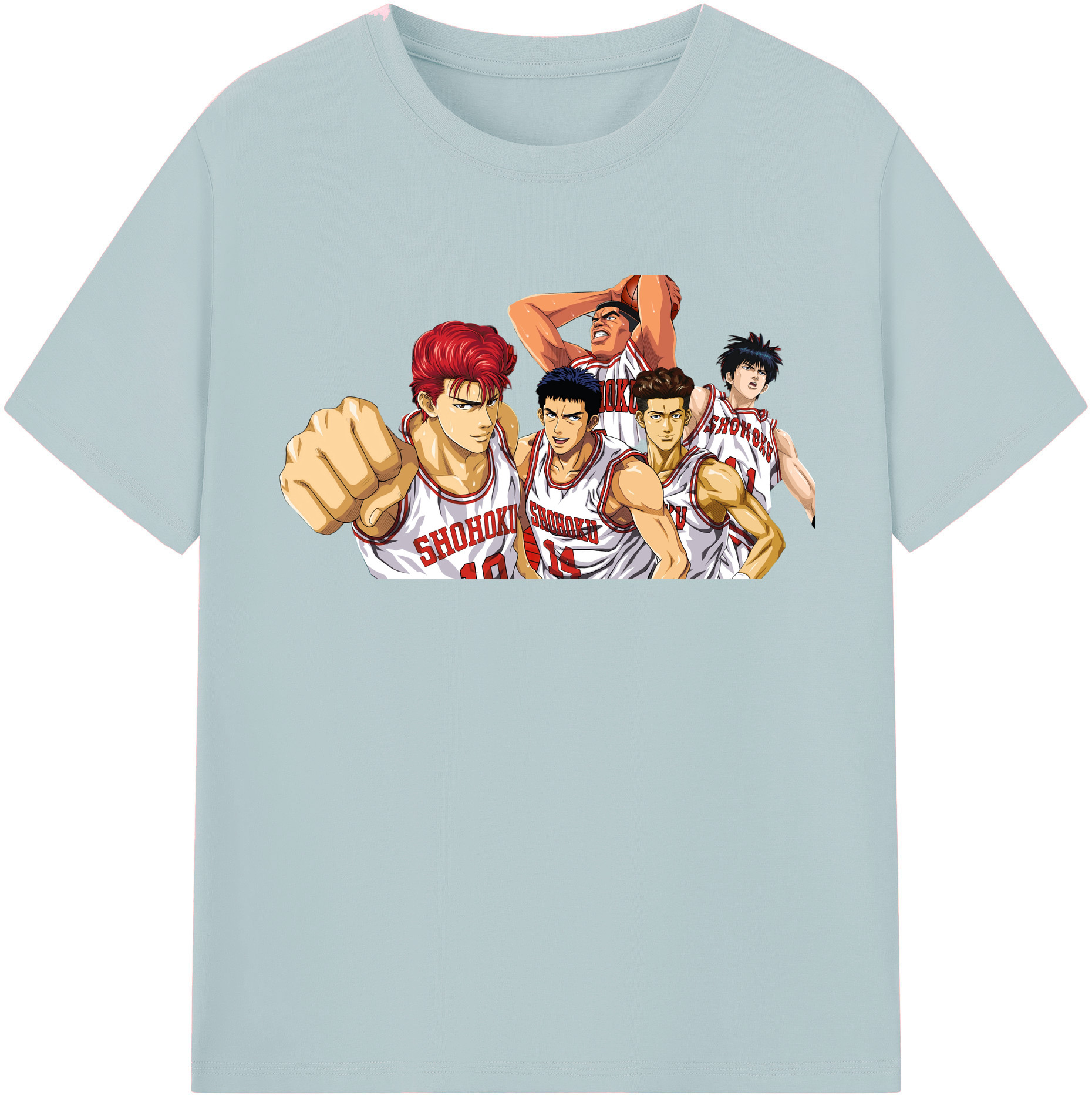 （画像用） SLAM DUNK／スラムダンク 綿100％半袖Tシャツ（フロントプリント）